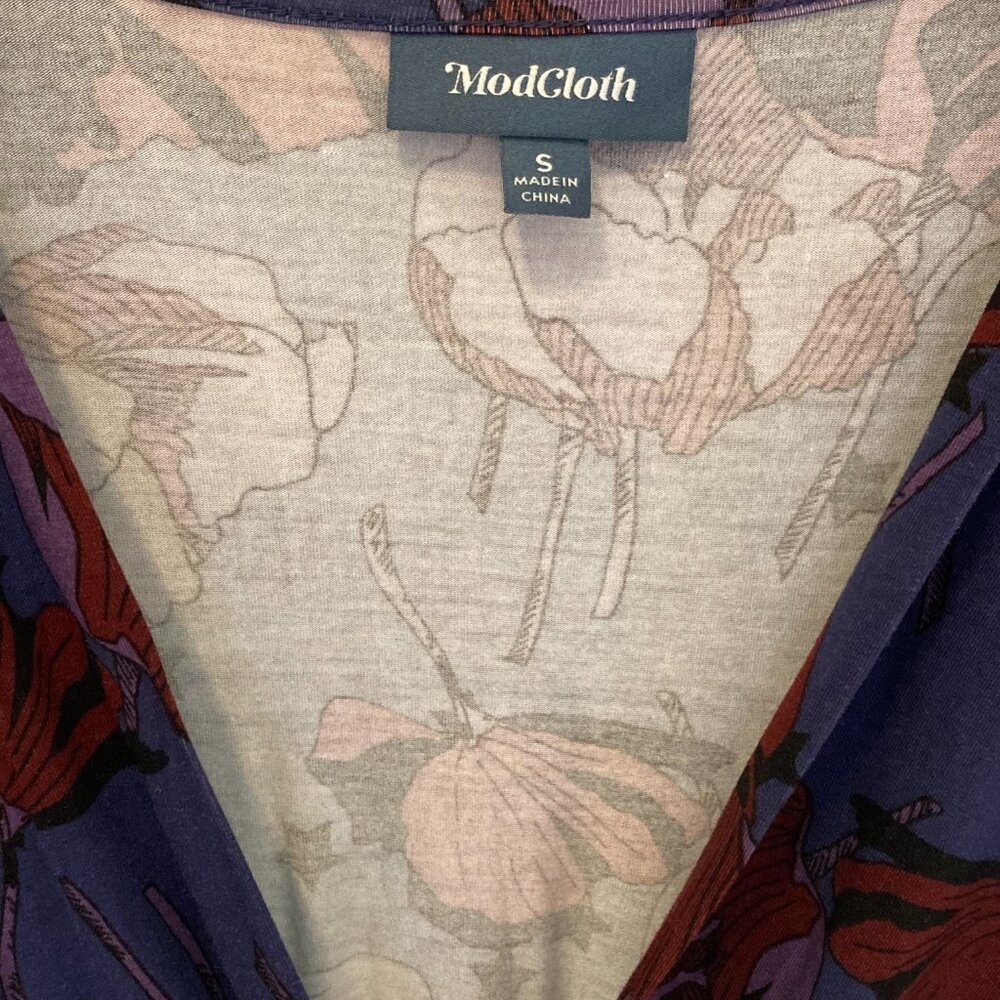 ModCloth Floral Dress, S, NWOT - Picture 5 of 5